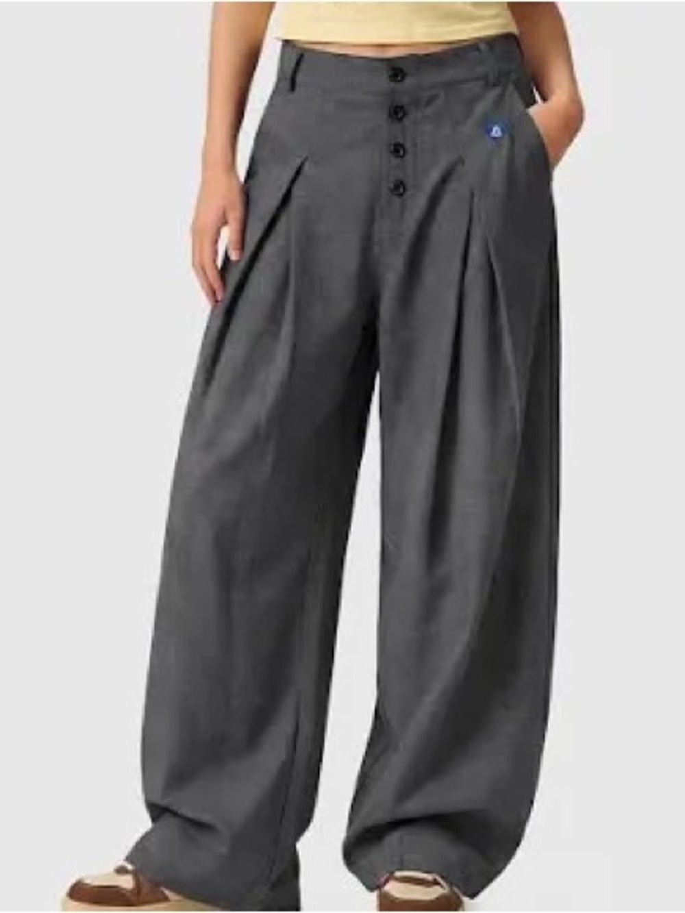 Aelfric Eden Pleated Baggy Barrel Pants XS